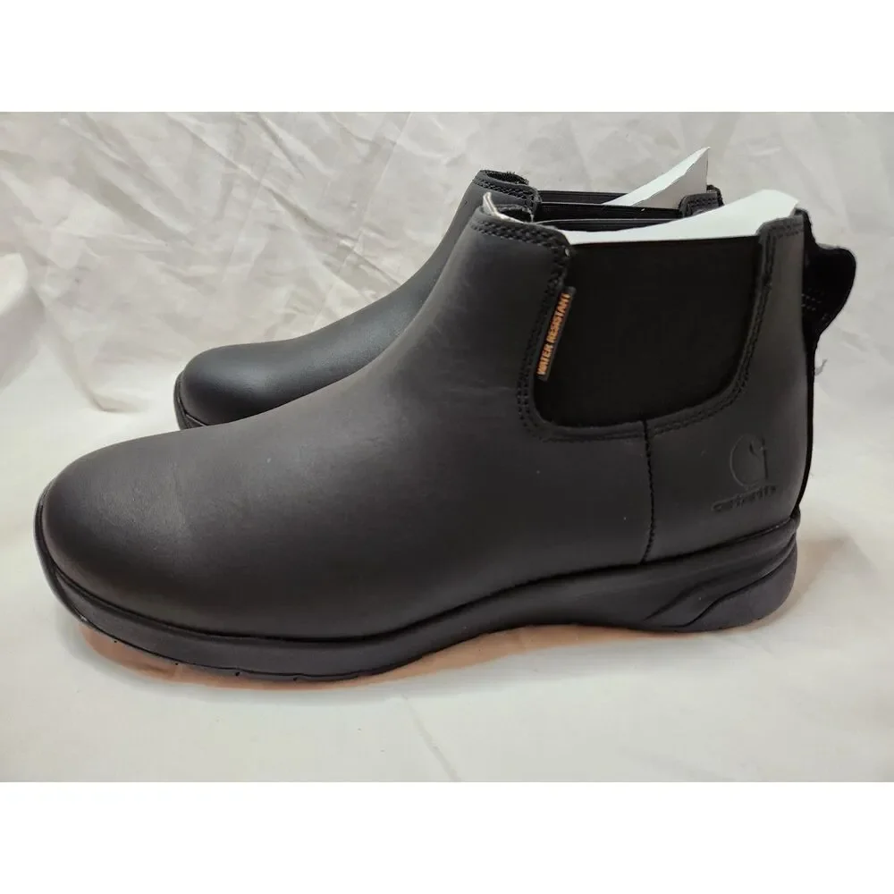 Carhartt Force Romeo Boots US 11.5 Wide Soft Toe EH Water‑Resistant Black